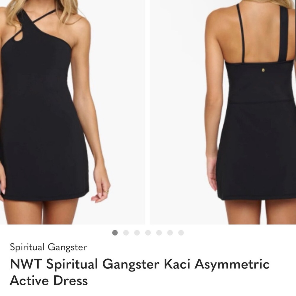 Spiritual Gangster Elegant Black Asymmetrical Dress